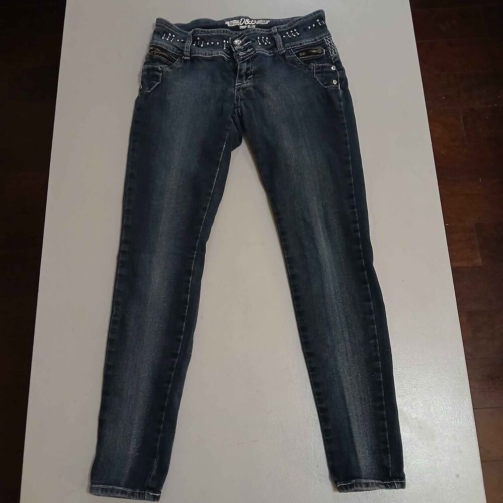 D&B Vintage Y2K rhinestones details low rise Jeans / size 9